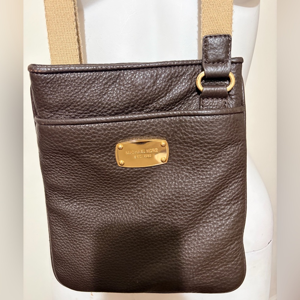 Michael Kors Dark Brown Crossbody Bag